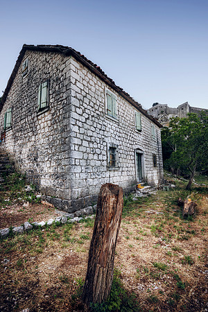 Old Stone House Located Near Kotor Montenegro