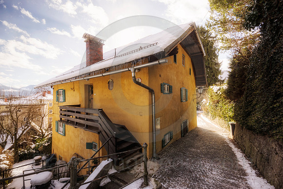 Traditional Home in Historic Europe