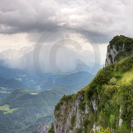Summer Rain in the Alps