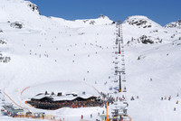Busy Ski Resort