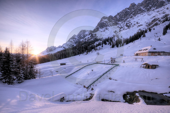 Sunset in the Alps