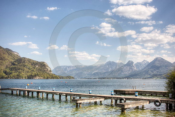 Lake Wolfgangsee in Austria