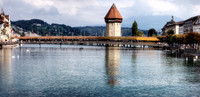 Chapel Bridge in Lucerne Switzerland