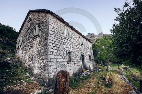 Old Stone House Near Kotor Montenegro