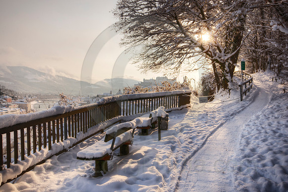 Snowy Morning in Europe