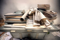 Messy Retro File Cabinet