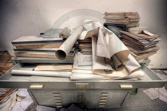Messy Retro File Cabinet