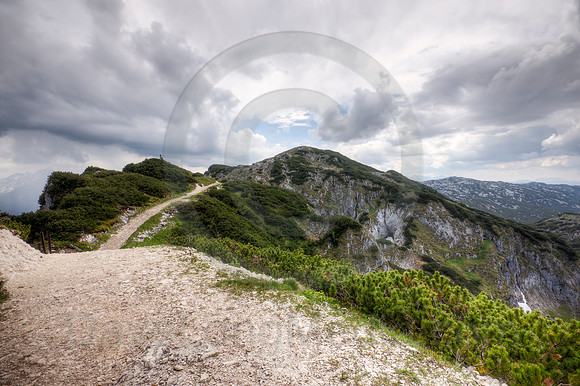 Hiking Trail in the Alps
